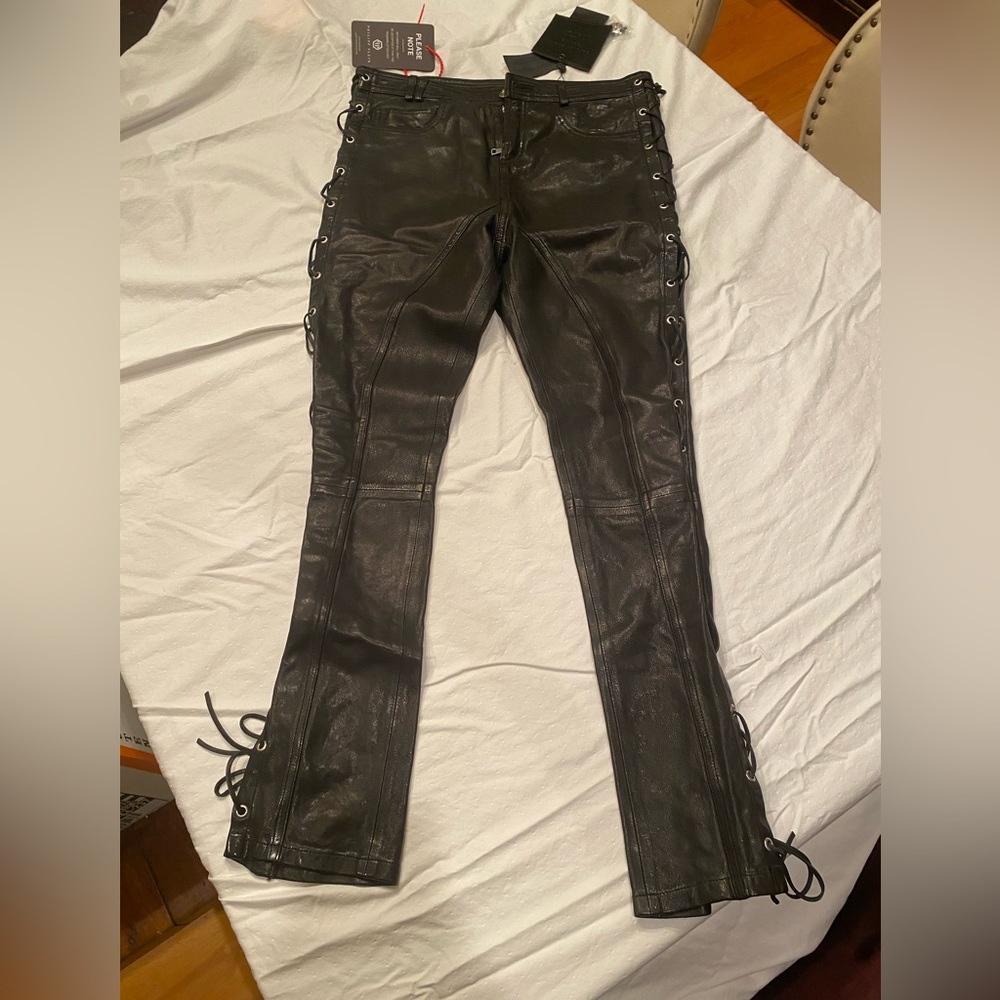Philipp Plein Leather Pants